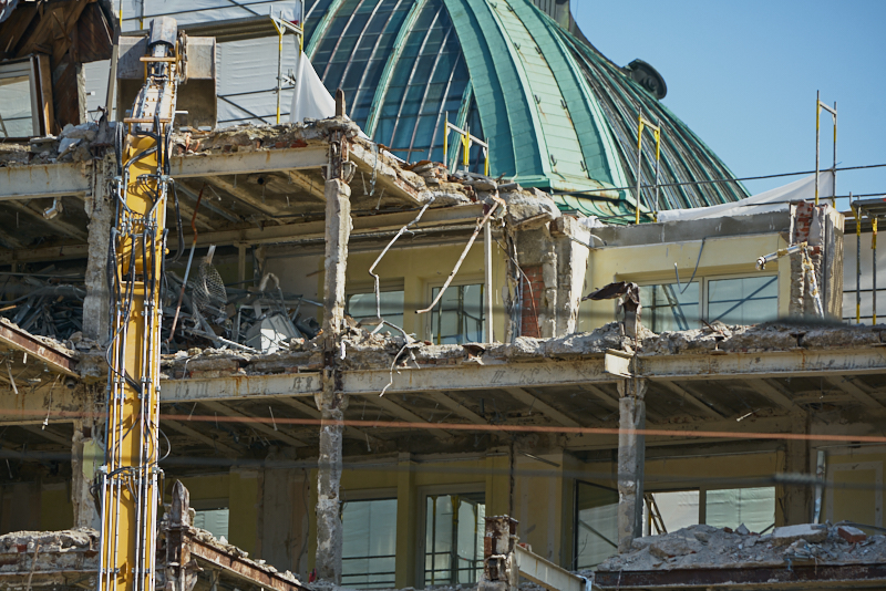 26.06.2019 - Abriss und Neubau des Luxushotels Königshof