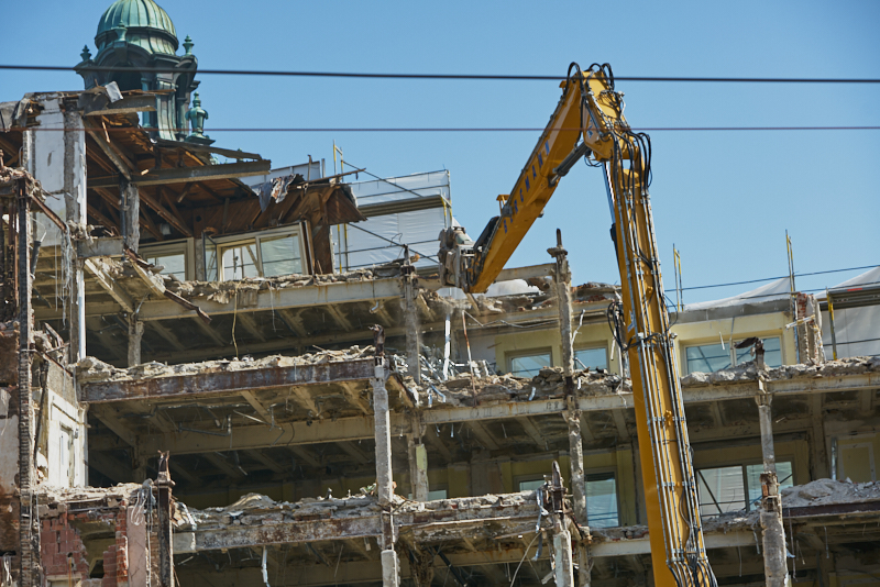 26.06.2019 - Abriss und Neubau des Luxushotels Königshof