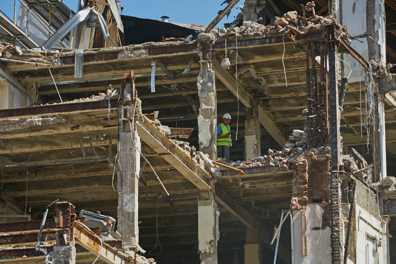 26.06.2019 - Abriss und Neubau des Luxushotels Königshof