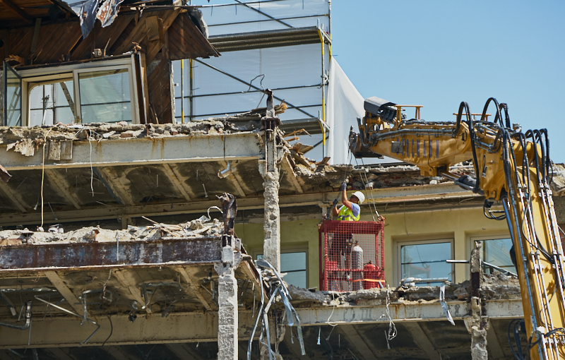 26.06.2019 - Abriss und Neubau des Luxushotels Königshof