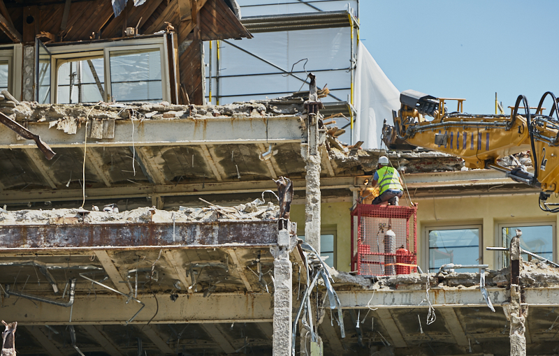26.06.2019 - Abriss und Neubau des Luxushotels Königshof