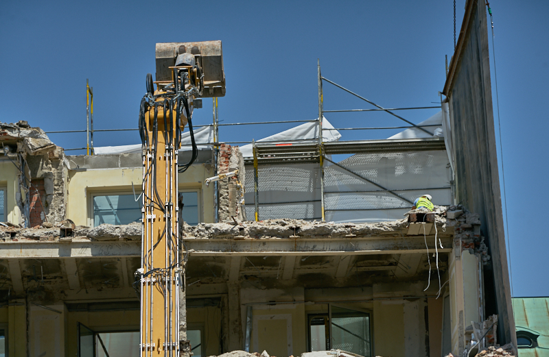 26.06.2019 - Abriss und Neubau des Luxushotels Königshof