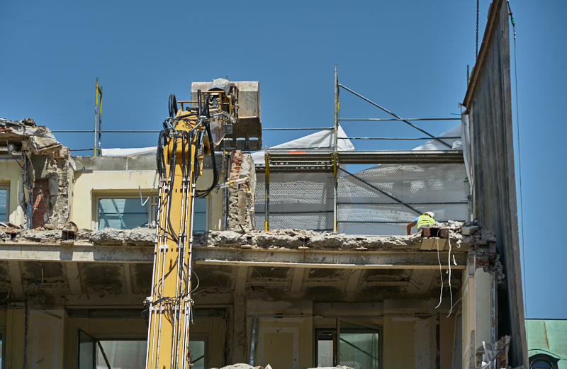 26.06.2019 - Abriss und Neubau des Luxushotels Königshof
