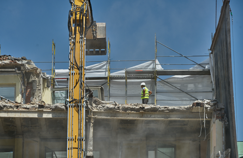 26.06.2019 - Abriss und Neubau des Luxushotels Königshof