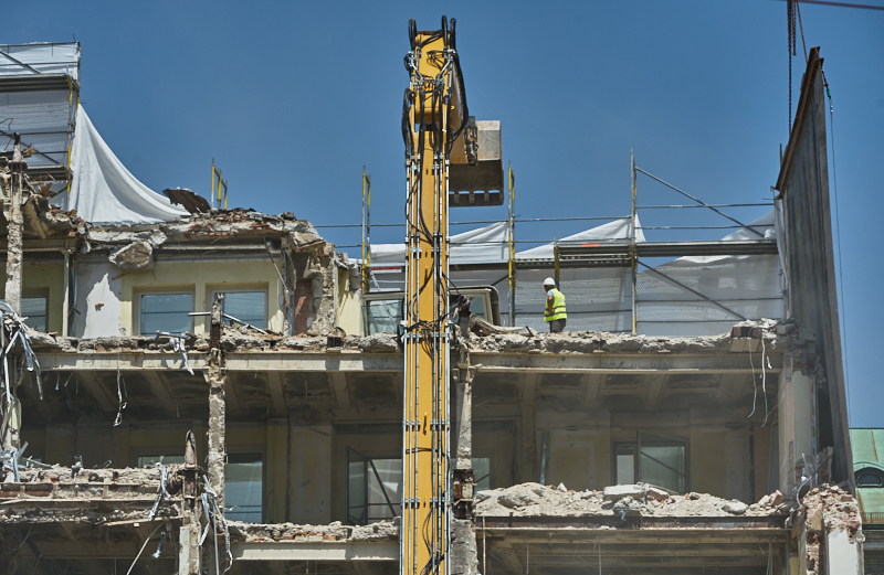 26.06.2019 - Abriss und Neubau des Luxushotels Königshof