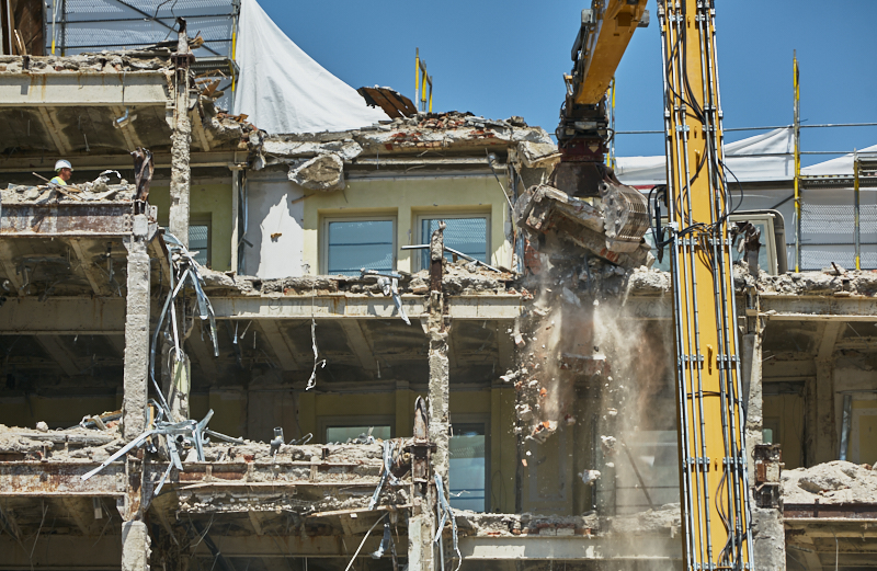 26.06.2019 - Abriss und Neubau des Luxushotels Königshof