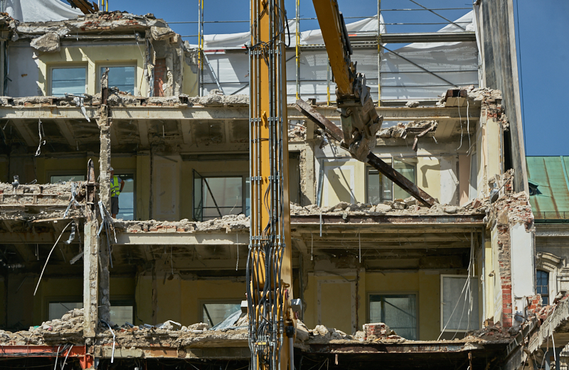 26.06.2019 - Abriss und Neubau des Luxushotels Königshof