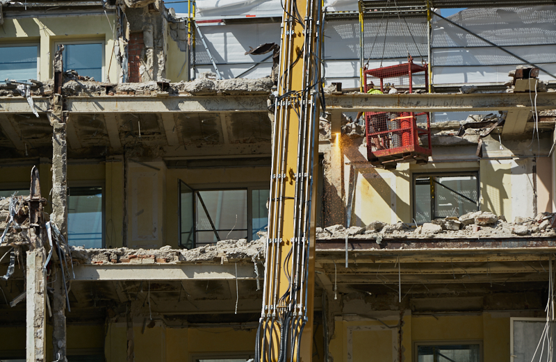 26.06.2019 - Abriss und Neubau des Luxushotels Königshof