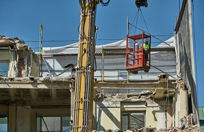 26.06.2019 - Abriss und Neubau des Luxushotels Königshof