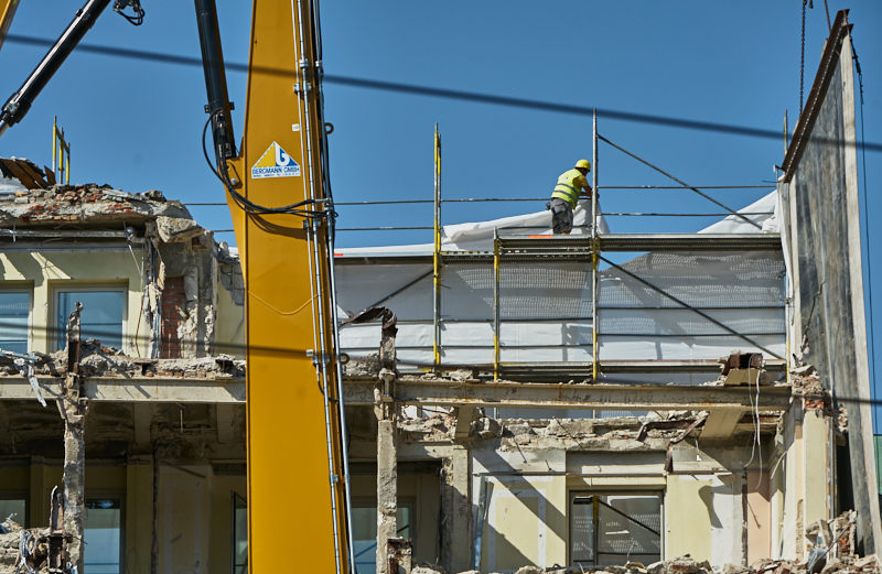 26.06.2019 - Abriss und Neubau des Luxushotels Königshof