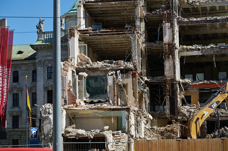28.06.2019 - Abriss am Hotel Königshof München