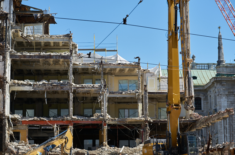 28.06.2019 - Abriss am Hotel Königshof München