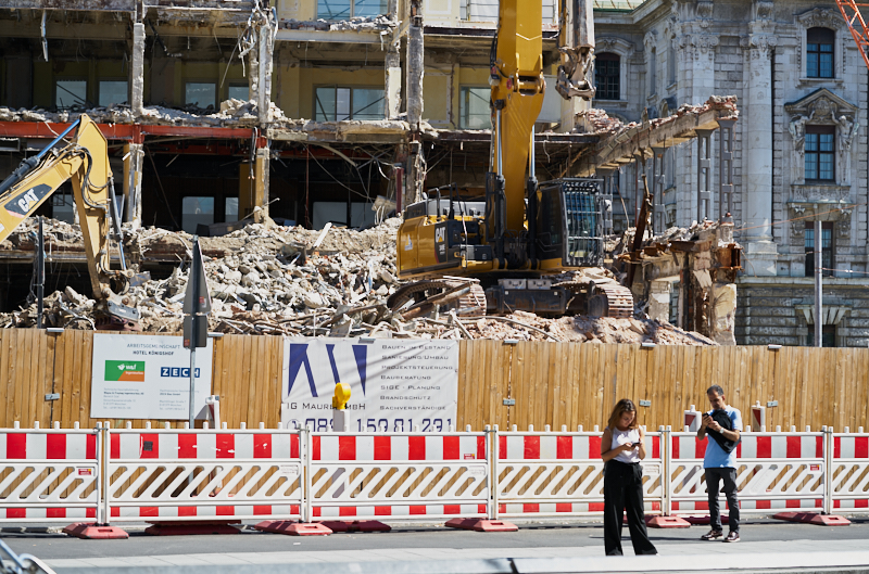 28.06.2019 - Abriss am Hotel Königshof München