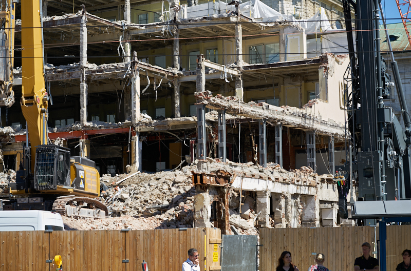 28.06.2019 - Abriss am Hotel Königshof München