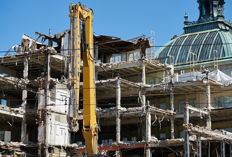 28.06.2019 - Abriss am Hotel Königshof München