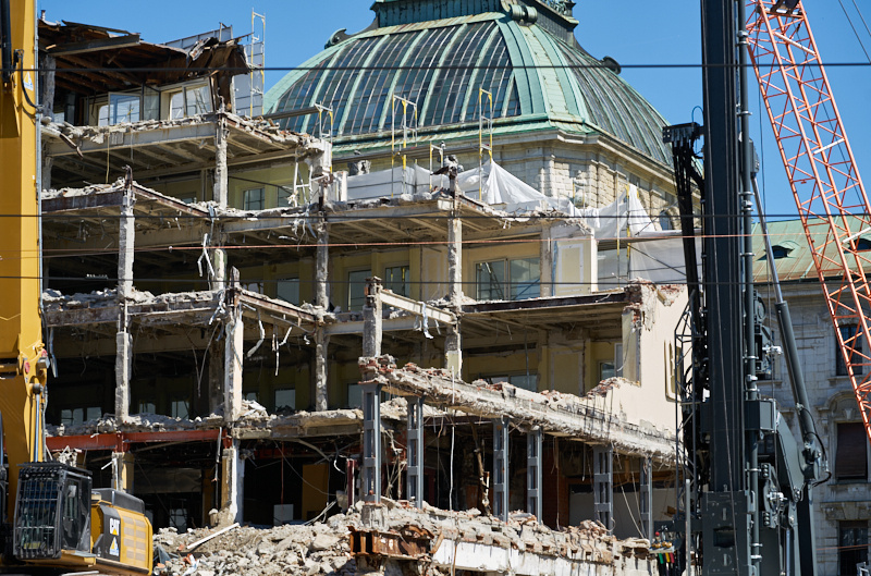 28.06.2019 - Abriss am Hotel Königshof München