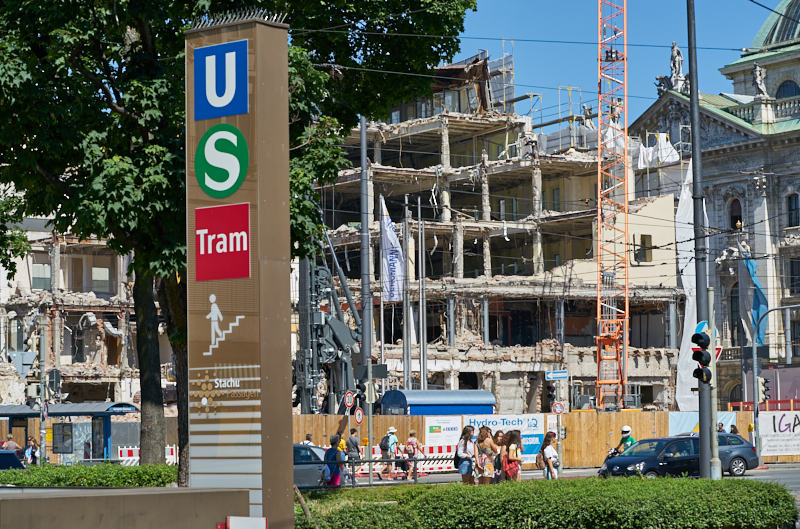 28.06.2019 - Abriss am Hotel Königshof München