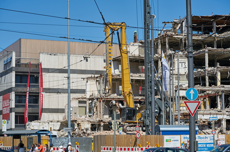 28.06.2019 - Abriss am Hotel Königshof München
