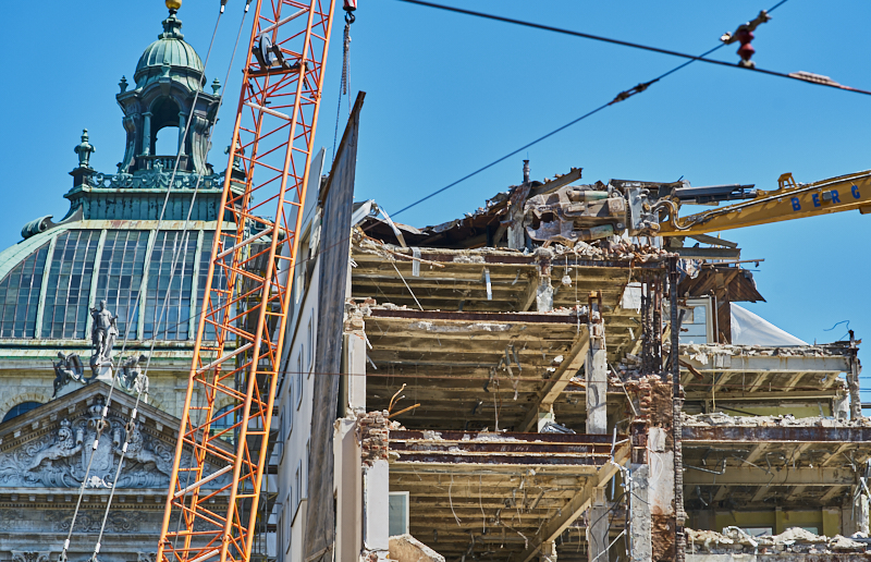 04.07.2019 - Abriss vom Hotel Königshof München