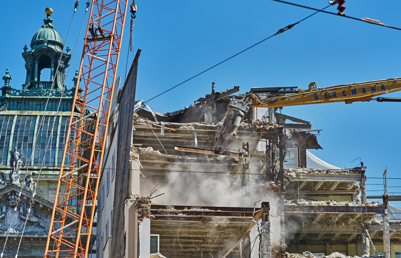 04.07.2019 - Abriss vom Hotel Königshof München