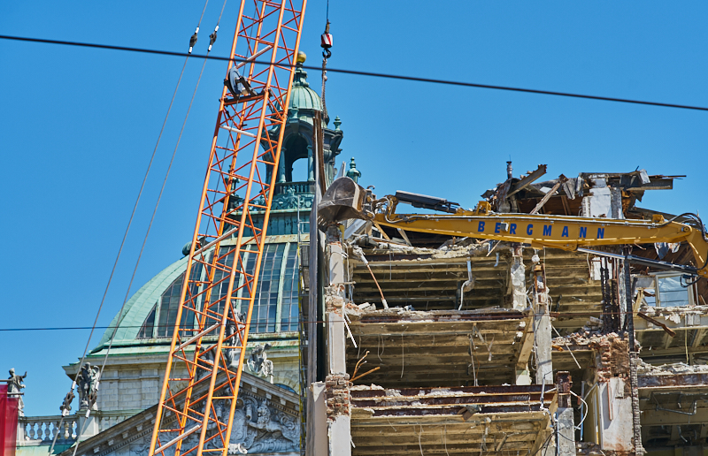 04.07.2019 - Abriss vom Hotel Königshof München