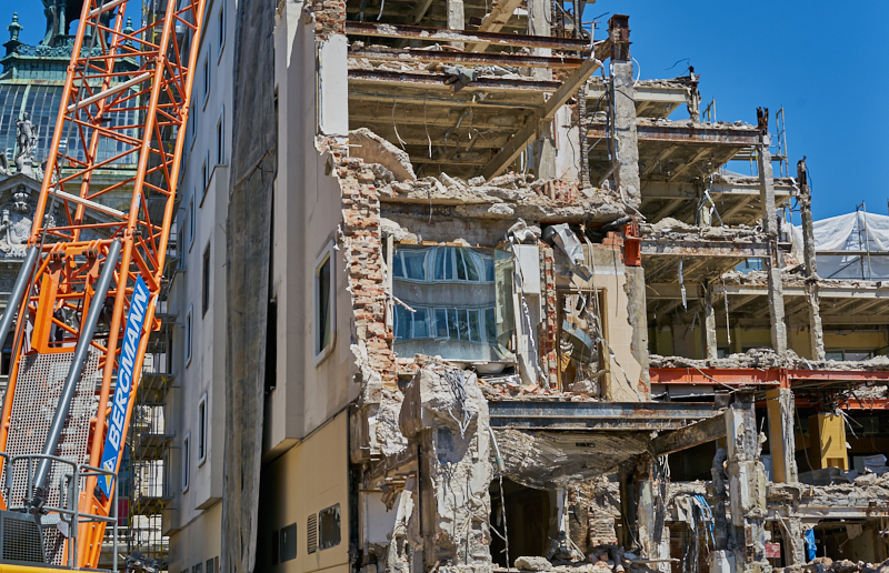 04.07.2019 - Abriss vom Hotel Königshof München