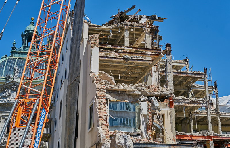 04.07.2019 - Abriss vom Hotel Königshof München