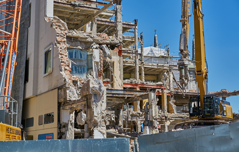 04.07.2019 - Abriss vom Hotel Königshof München