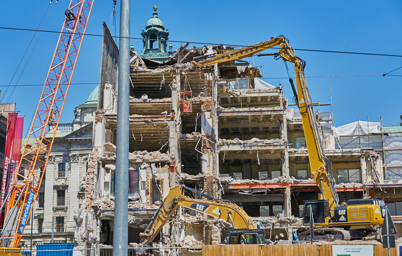 04.07.2019 - Abriss vom Hotel Königshof München