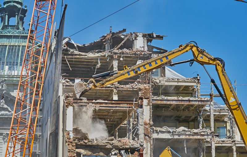 04.07.2019 - Abriss vom Hotel Königshof München
