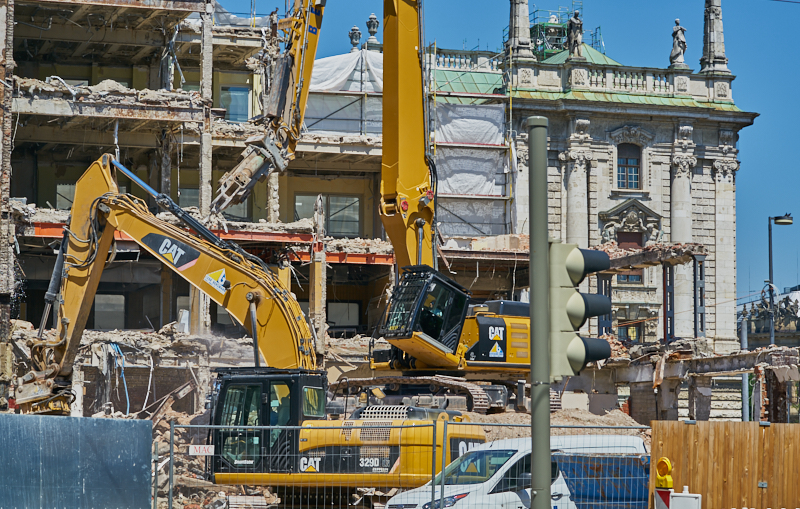 04.07.2019 - Abriss vom Hotel Königshof München