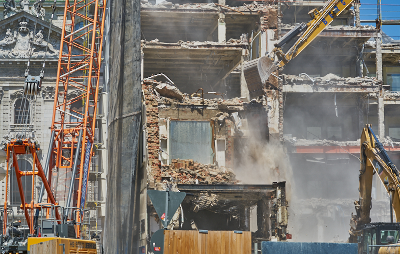 04.07.2019 - Abriss des Spiegelzimmer im Königshof München