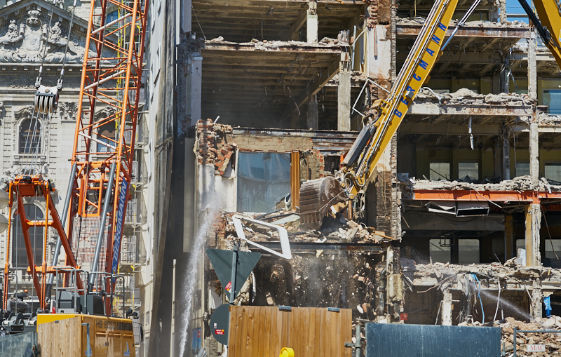 04.07.2019 - Abriss des Spiegelzimmer im Königshof München