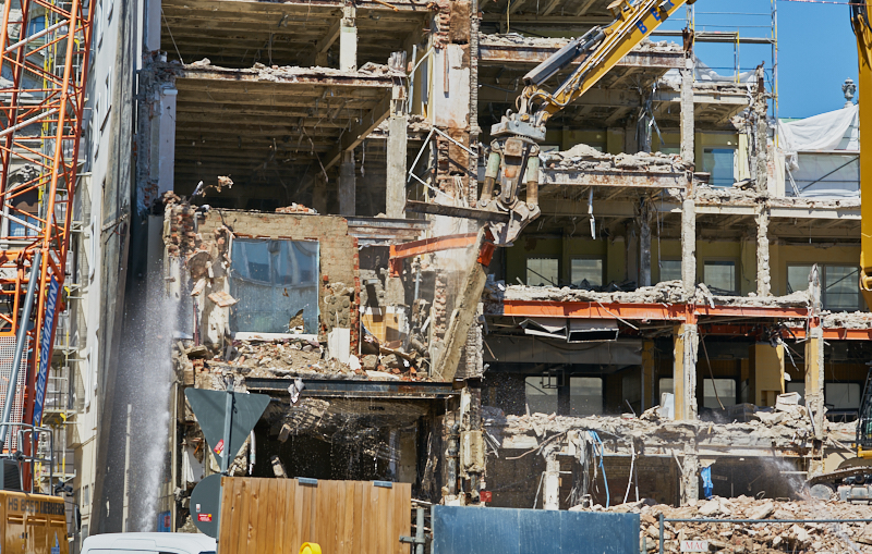04.07.2019 - Abriss des Spiegelzimmer im Königshof München