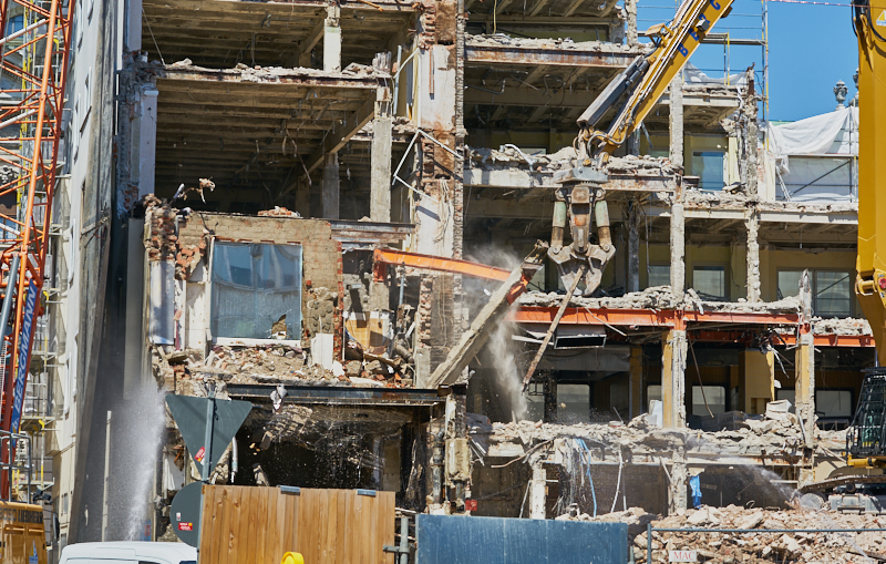 04.07.2019 - Abriss des Spiegelzimmer im Königshof München