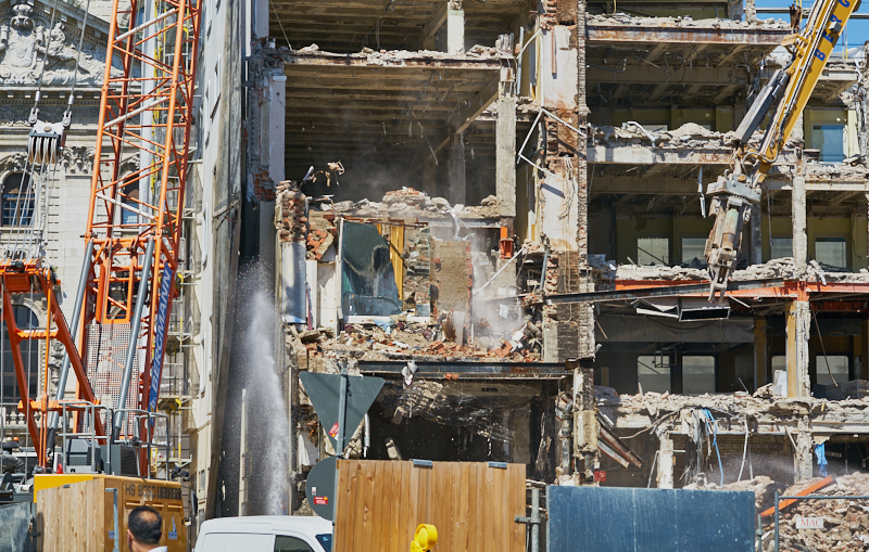 04.07.2019 - Abriss des Spiegelzimmer im Königshof München
