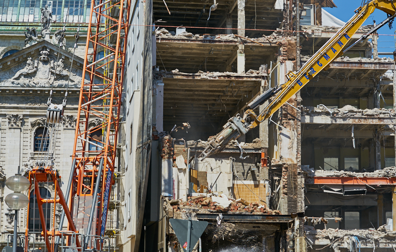 04.07.2019 - Abriss des Spiegelzimmer im Königshof München