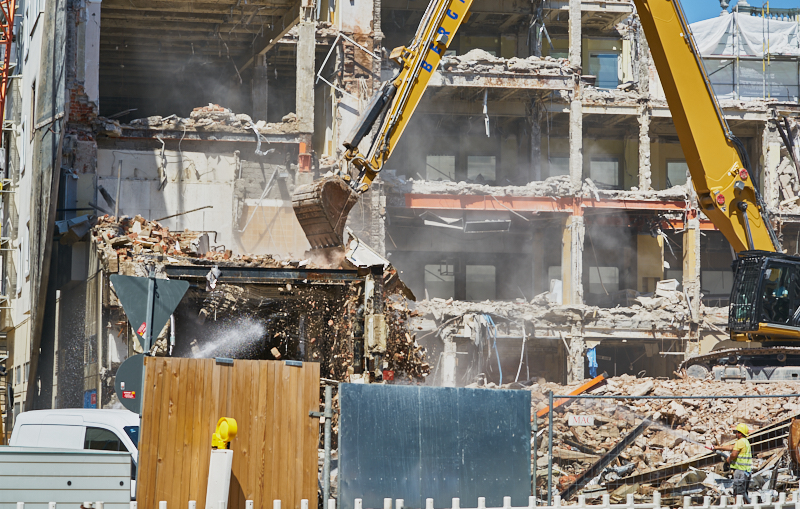 04.07.2019 - Abriss des Spiegelzimmer im Königshof München