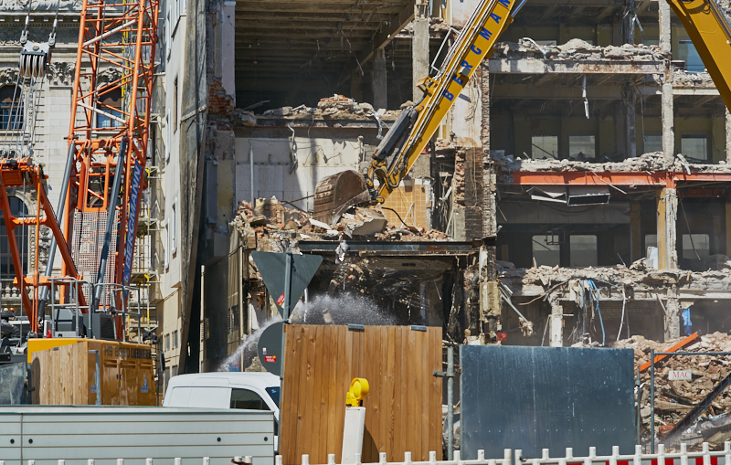 04.07.2019 - Abriss des Spiegelzimmer im Königshof München