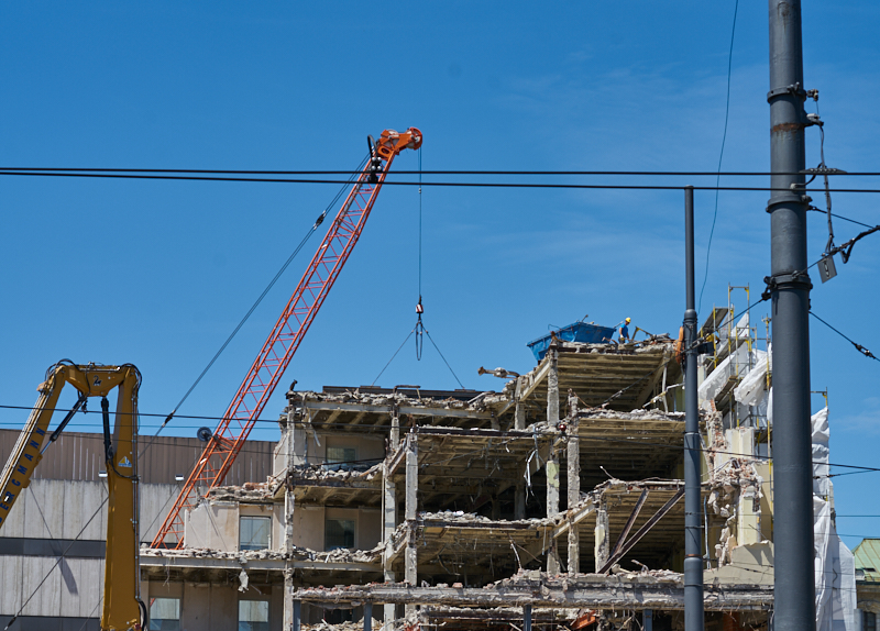 05.07.2019 - Auch auf dem obersten Stockwerk wird gearbeitet