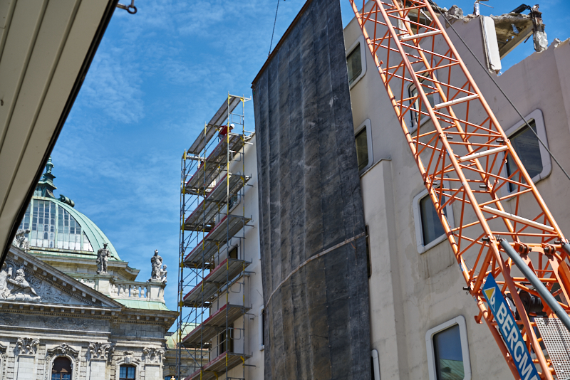 05.07.2019 - Auch auf dem obersten Stockwerk wird gearbeitet