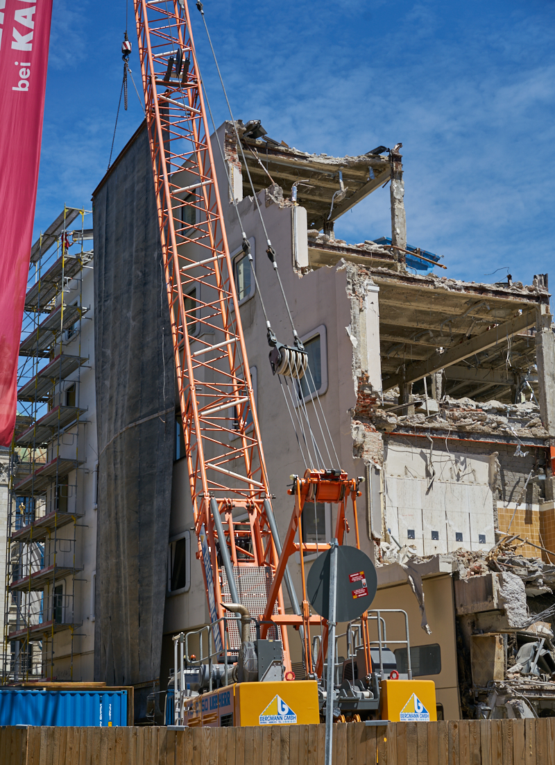 05.07.2019 - Auch auf dem obersten Stockwerk wird gearbeitet