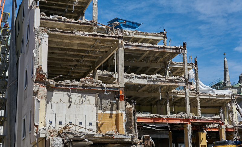 05.07.2019 - Auch auf dem obersten Stockwerk wird gearbeitet