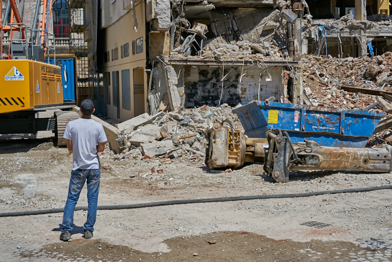 05.07.2019 - Auch auf dem obersten Stockwerk wird gearbeitet