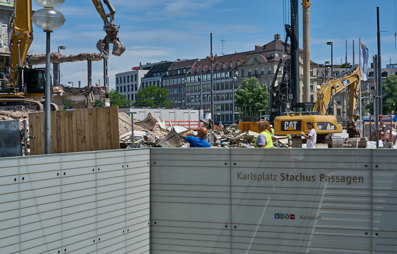 05.07.2019 - Auch auf dem obersten Stockwerk wird gearbeitet