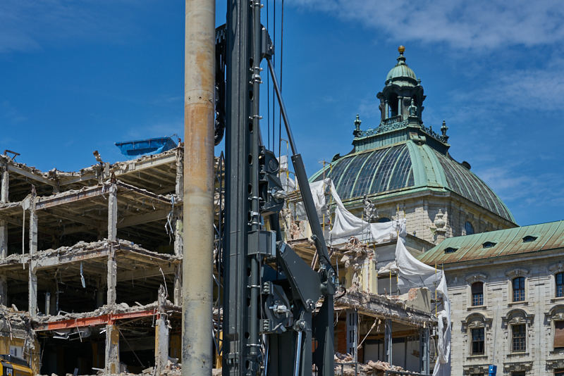 05.07.2019 - Auch auf dem obersten Stockwerk wird gearbeitet