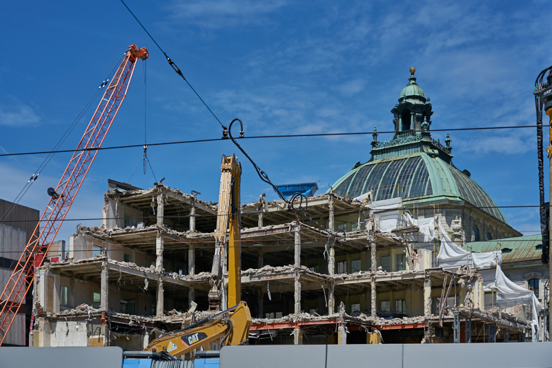 05.07.2019 - Auch auf dem obersten Stockwerk wird gearbeitet