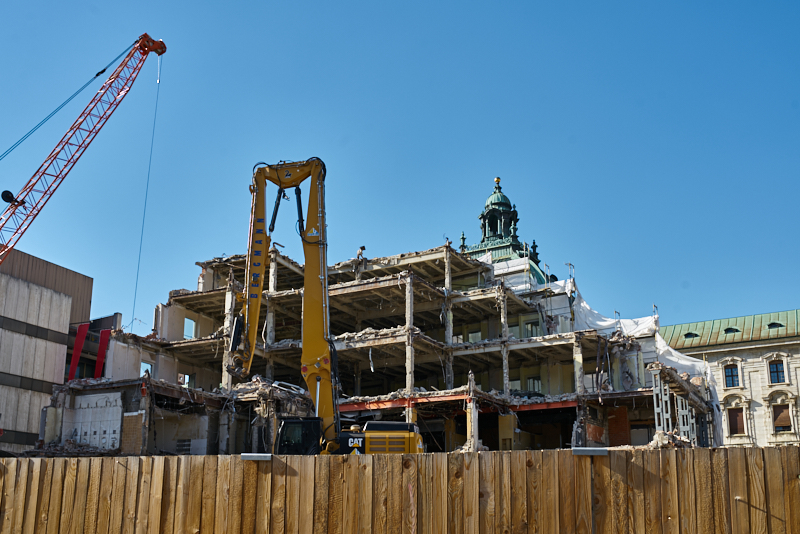 05.07.2019 - Auch auf dem obersten Stockwerk wird gearbeitet