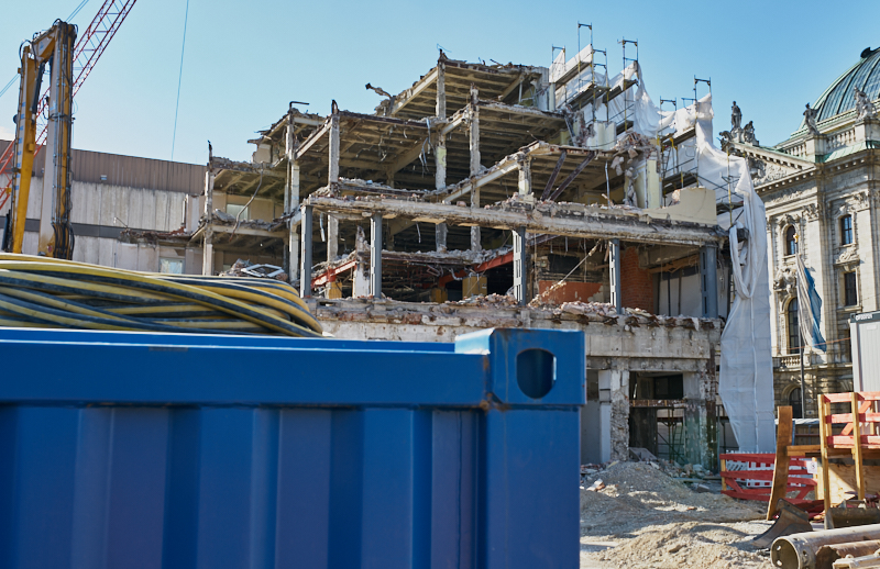 05.07.2019 - Auch auf dem obersten Stockwerk wird gearbeitet