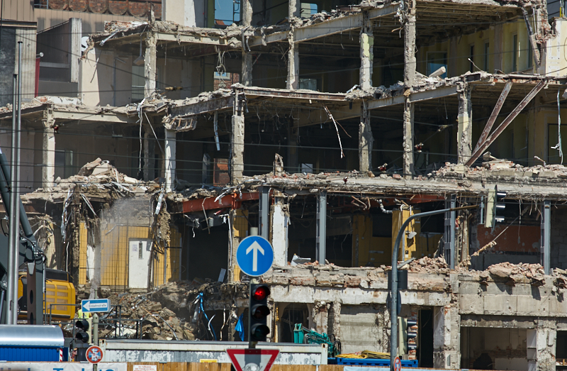 06.07.2019 - Der Abriss des Hotel Königshof
